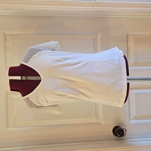 BCG Tru-Wick Small Short Sleeve White Mesh Tshirt
